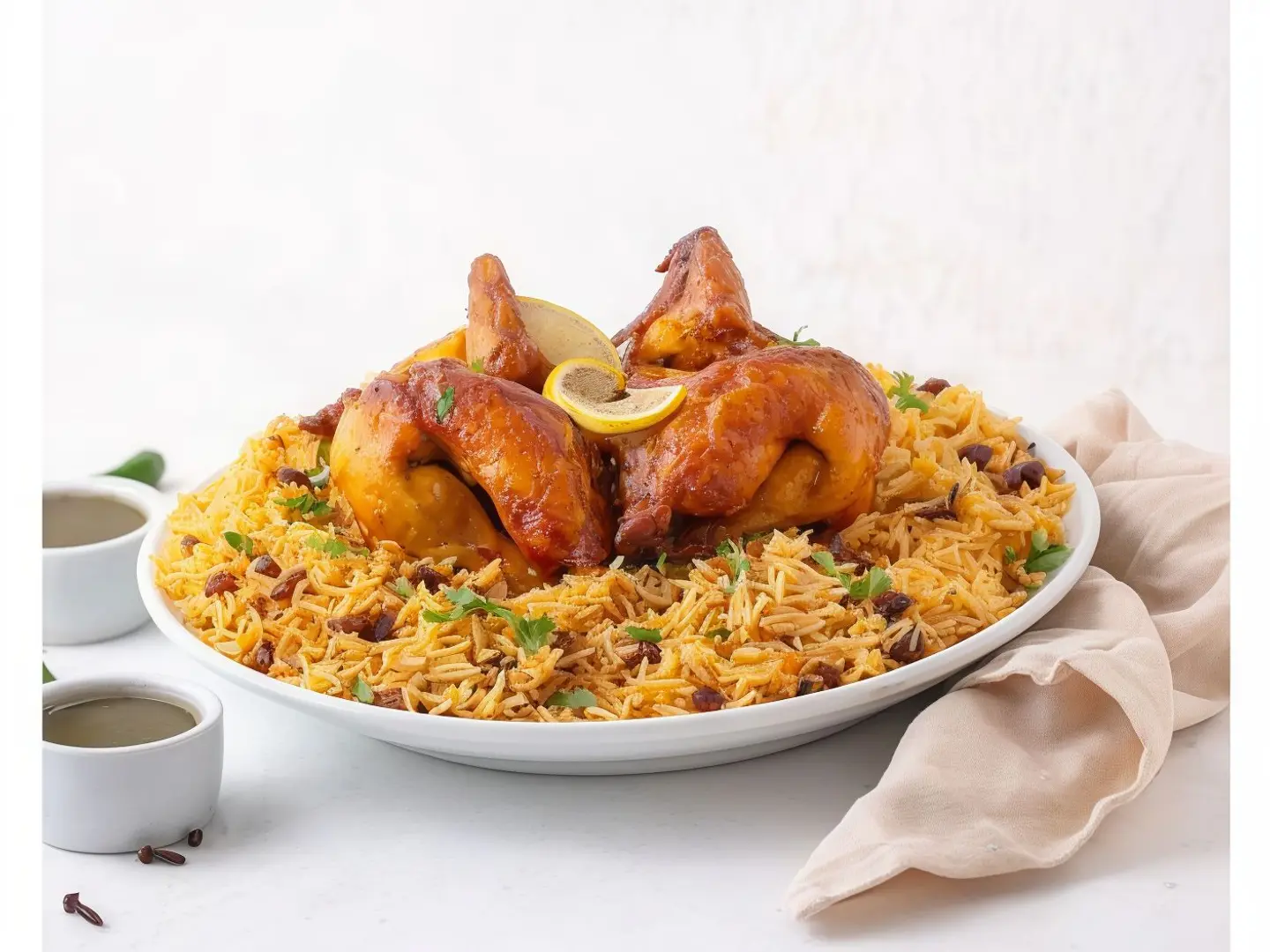 شواية - نص حبة دجاج