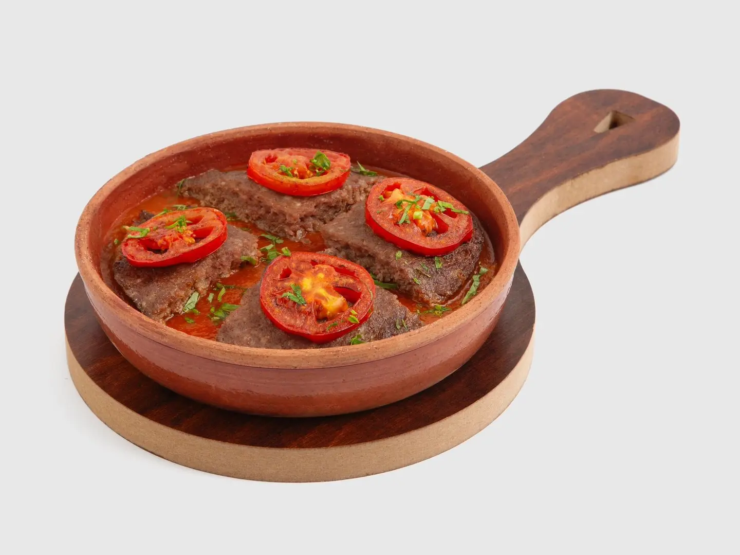 طاجن كفته بالطماطم