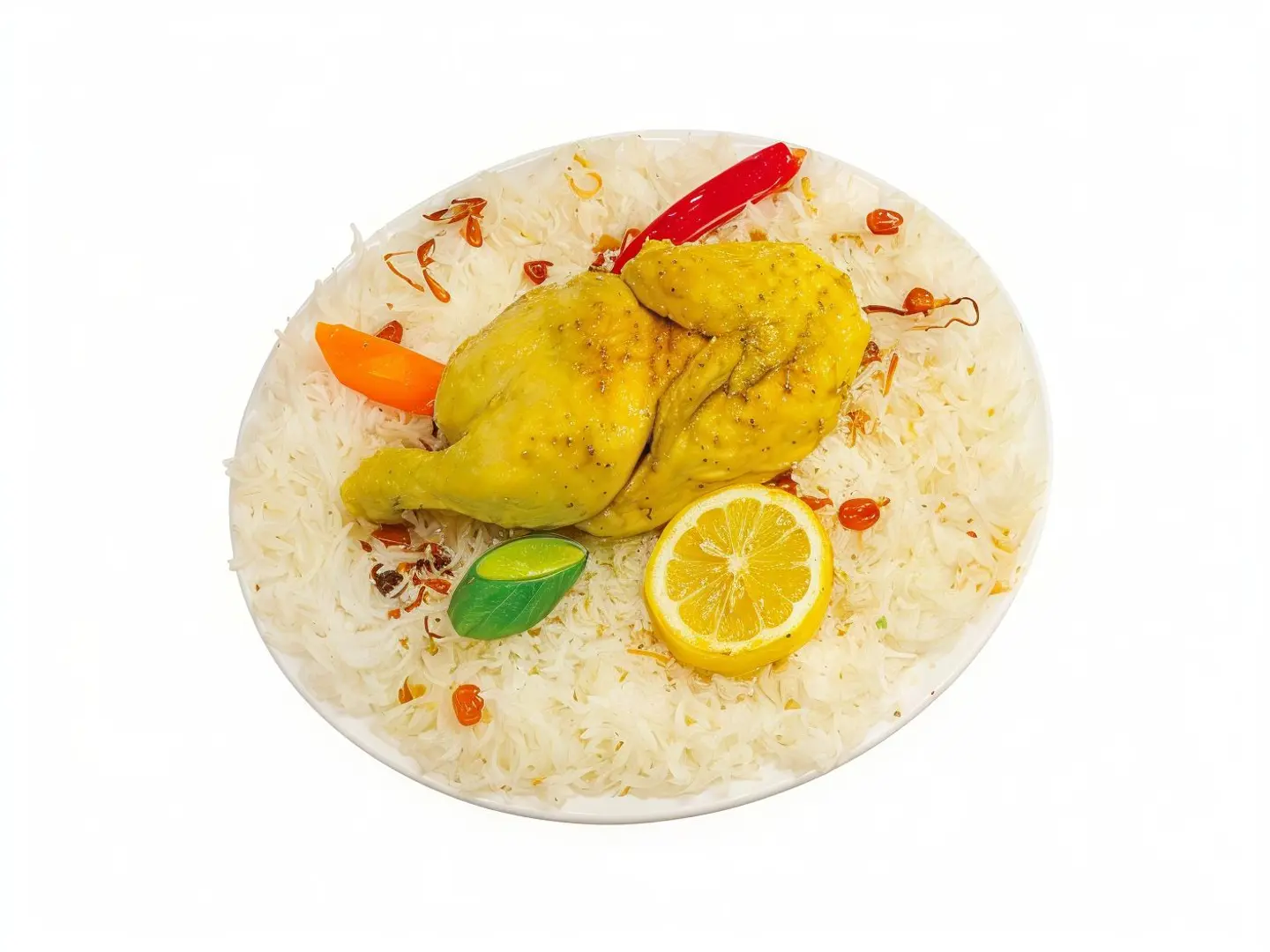 دجاج مدفون - نص حبة دجاج