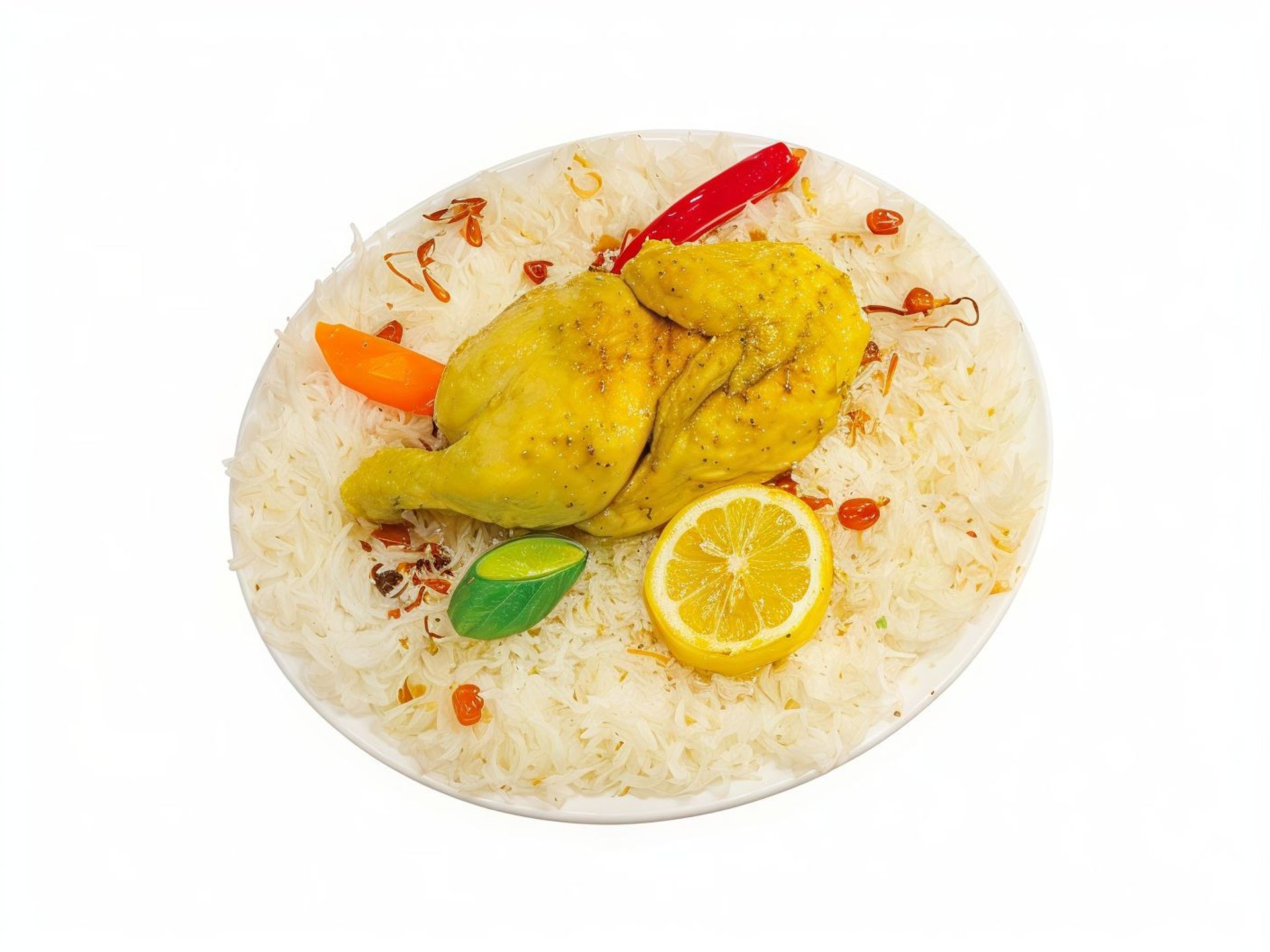 دجاج مدفون - نص حبة دجاج