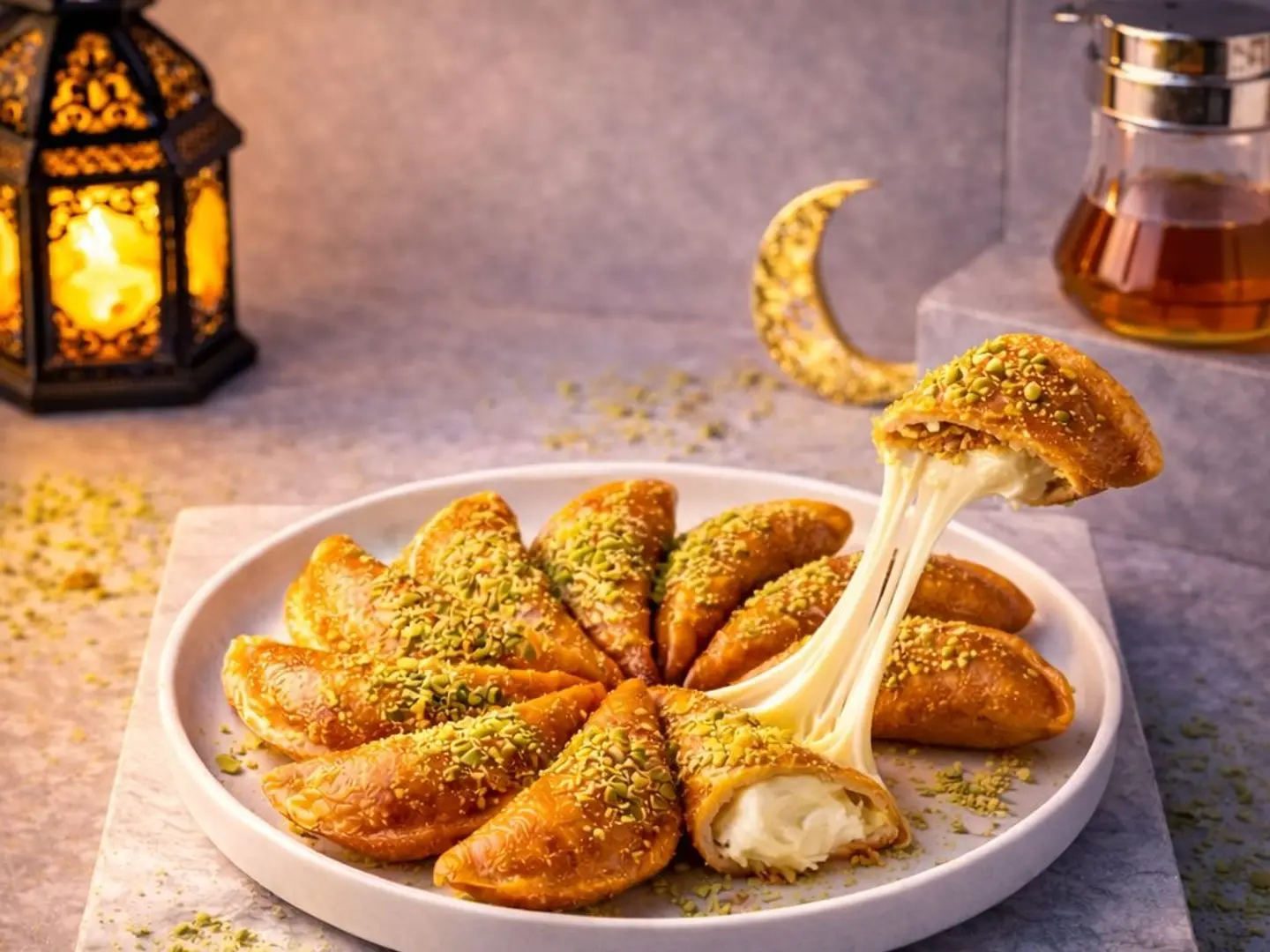 قطايف زلمتنا جبنة