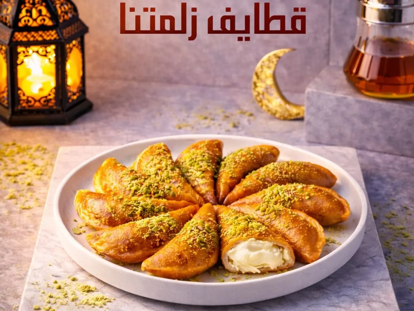 قطايف زلمتنا قشطه