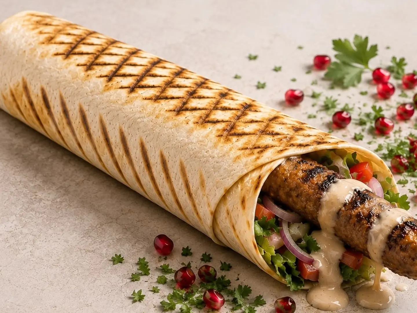 Rocket Meat Kebab