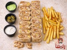 شاورما عربي دجاج دبل
