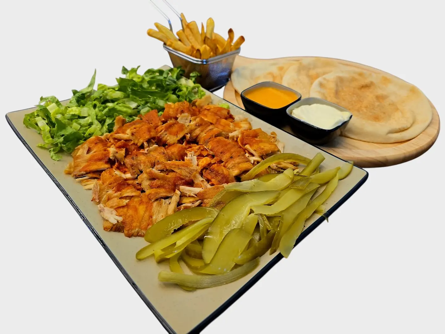 صحن شاورما صغير