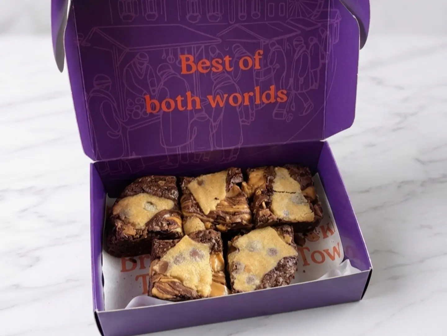 Tiny Peanut Butter Brokies