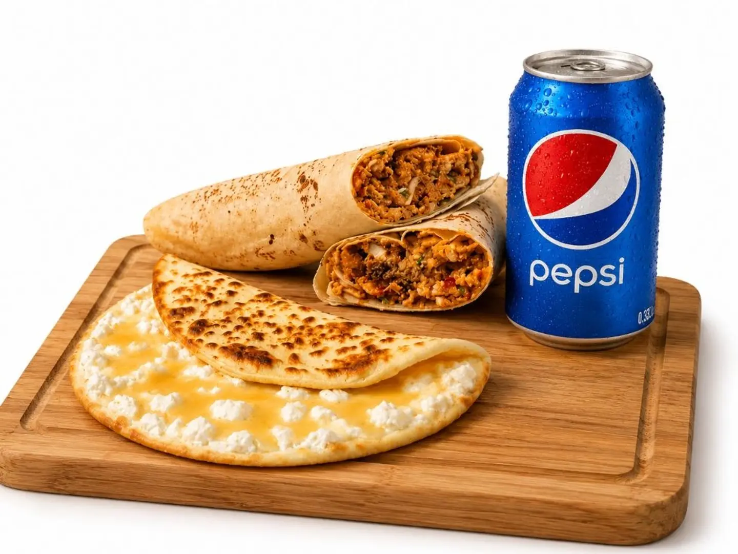 وجبة صاروخ شكشوكة مع منقوشه لبنه عسل