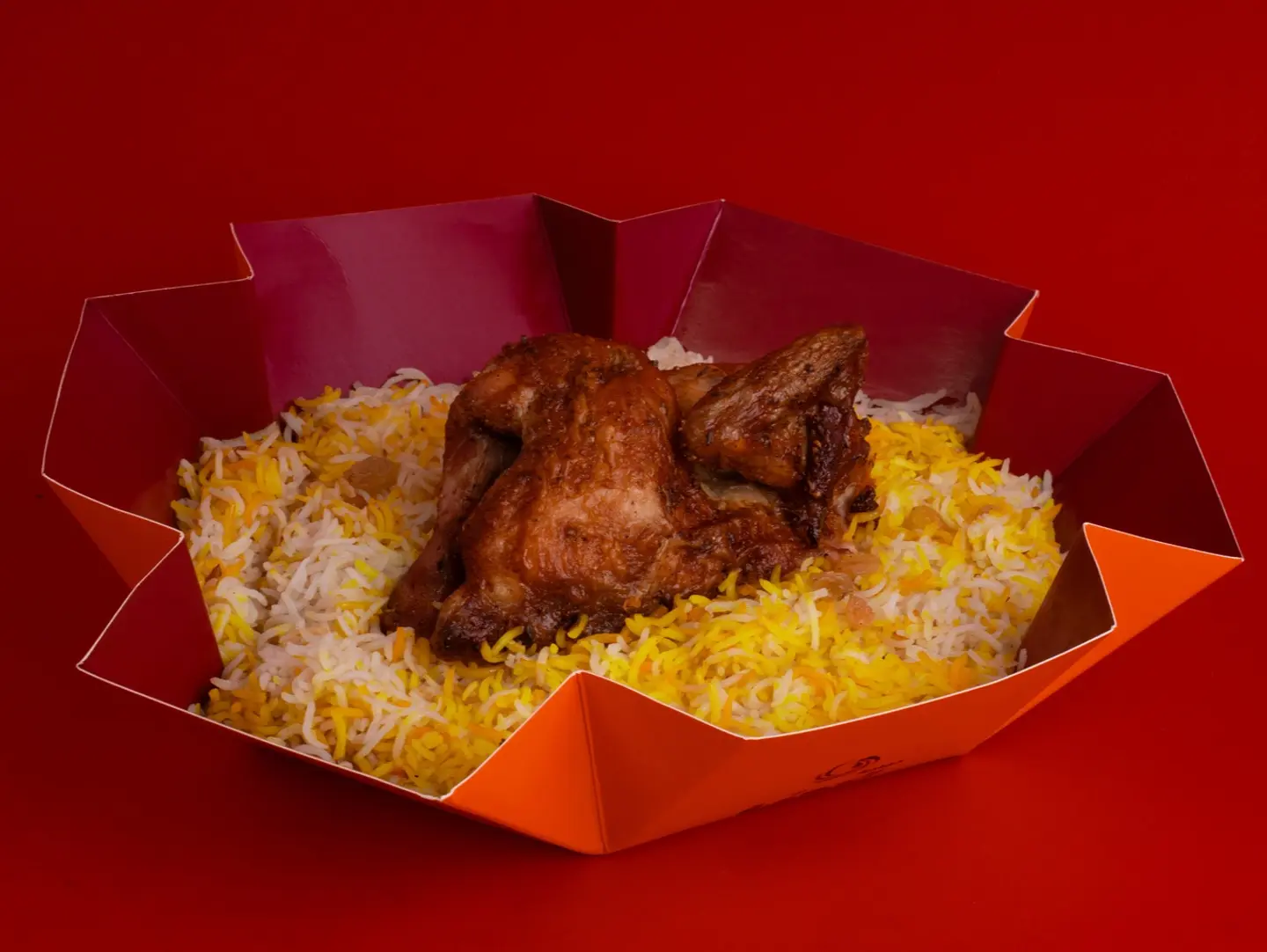 Half Grilled With Rice