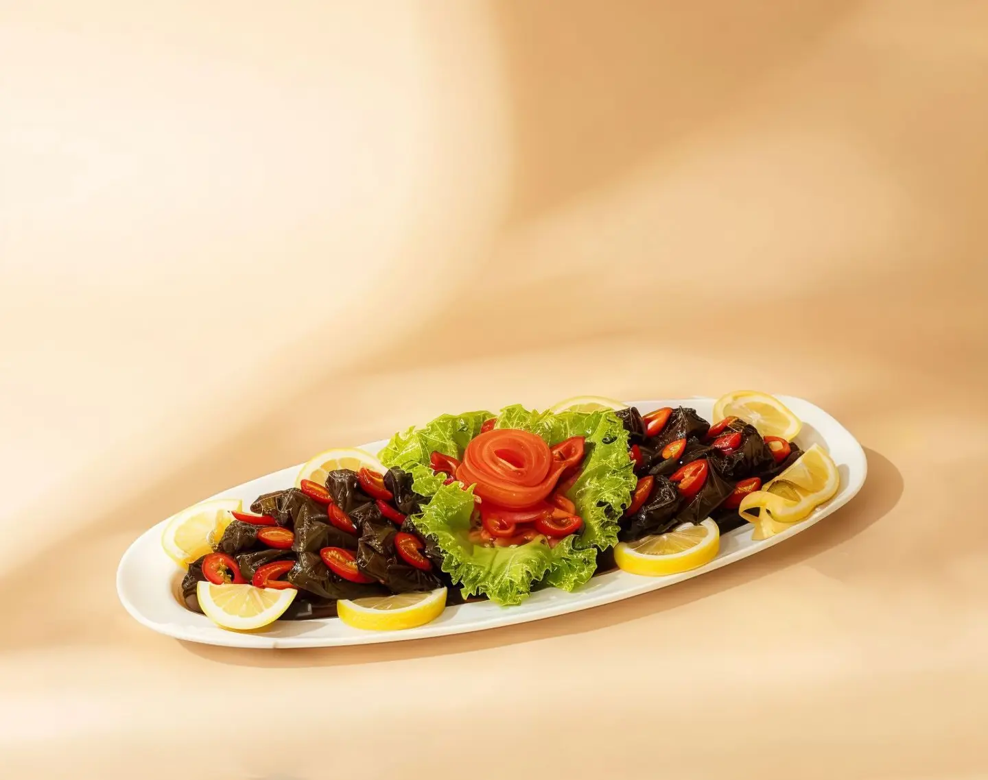 صحن ورق عنب 60 حبة