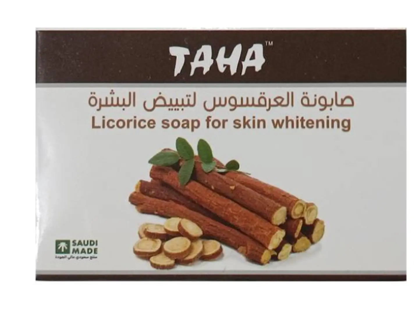 صابونة العرقسوس لتبييض البشرة 125 جرام من تاها