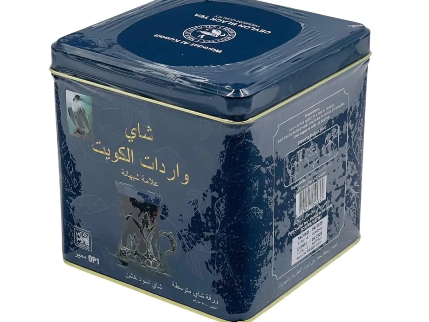 شاي واردات الكويت ورقة متوسطة تلقيمة 300 جرام