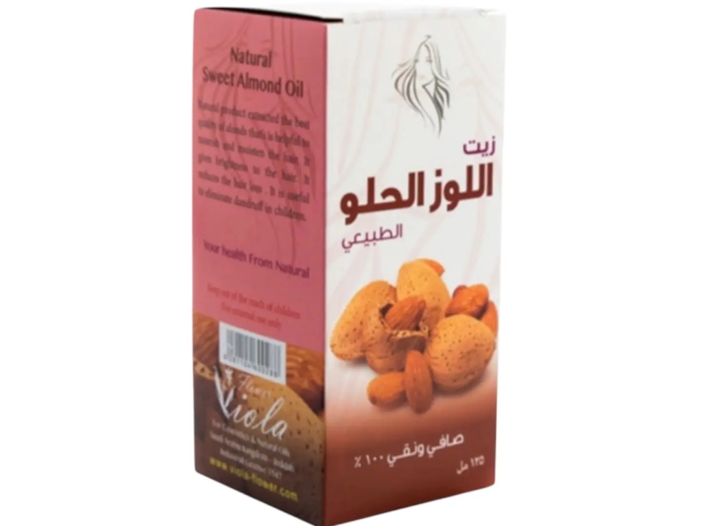 زيت اللوز الحلو الطبيعي من فيولا 125 مل