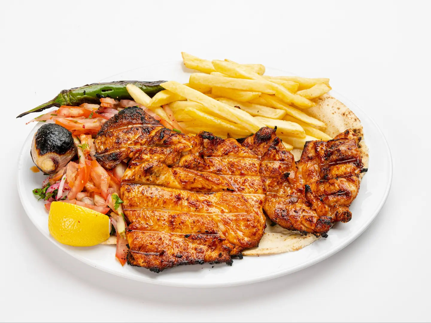 دجاج مشوي حبة