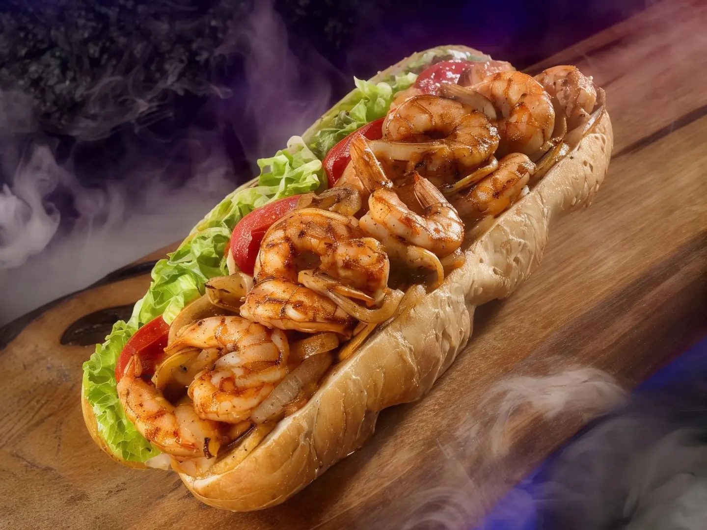 Grilled Shrimp Sandwich