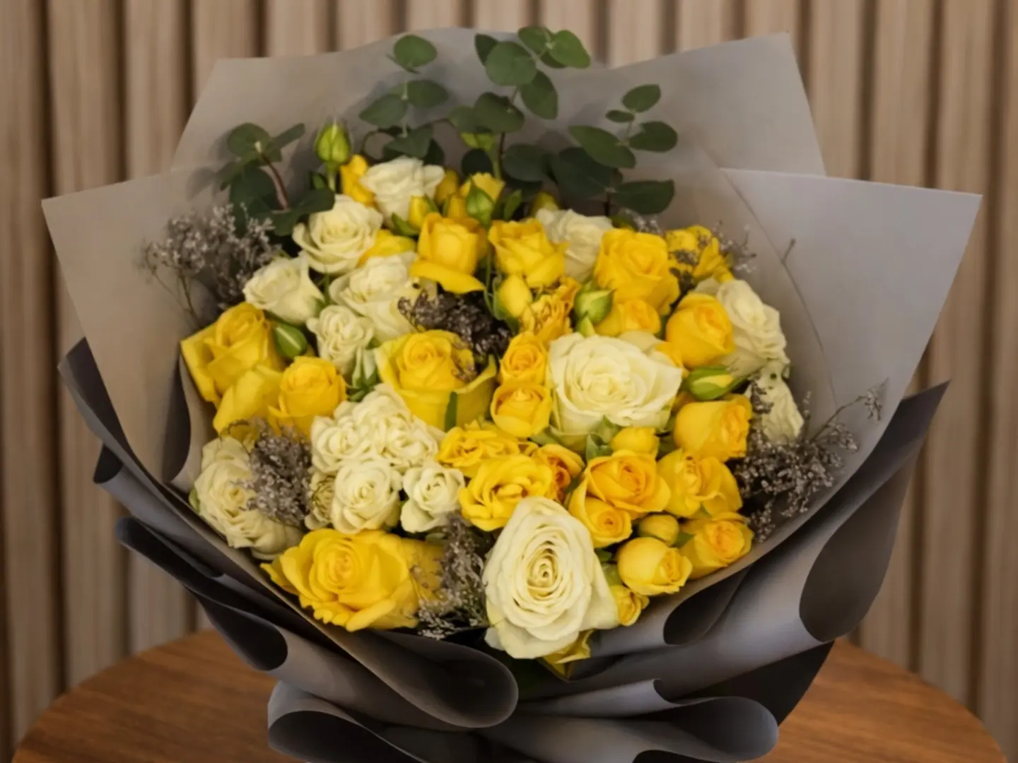 باقة ورد اصفر