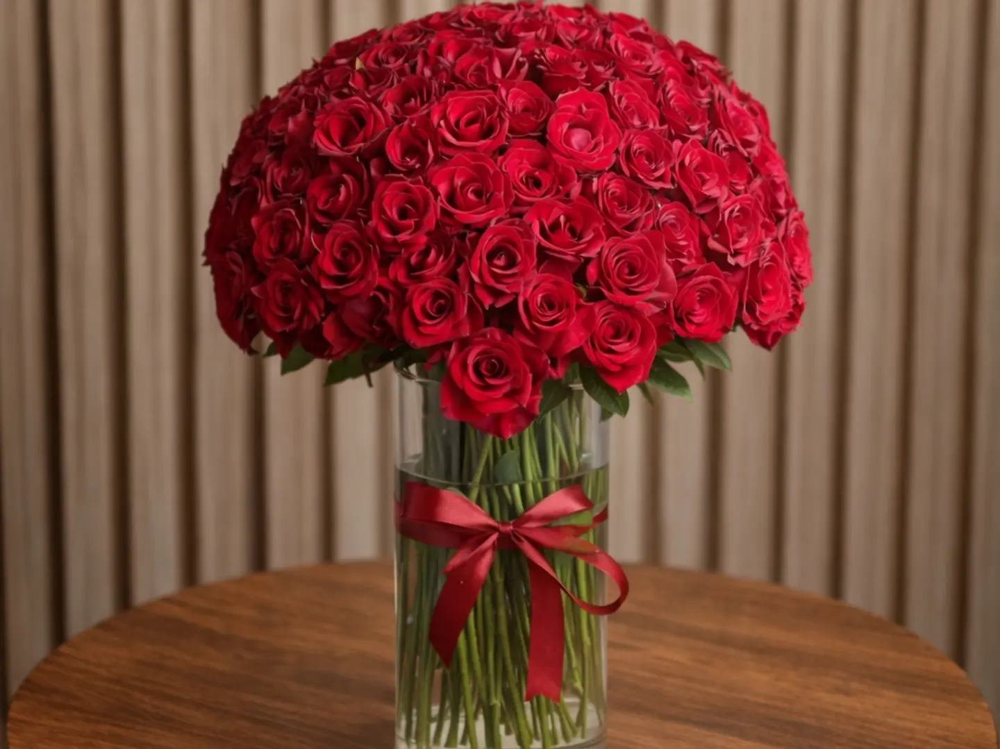 فازه ورد طبيعي