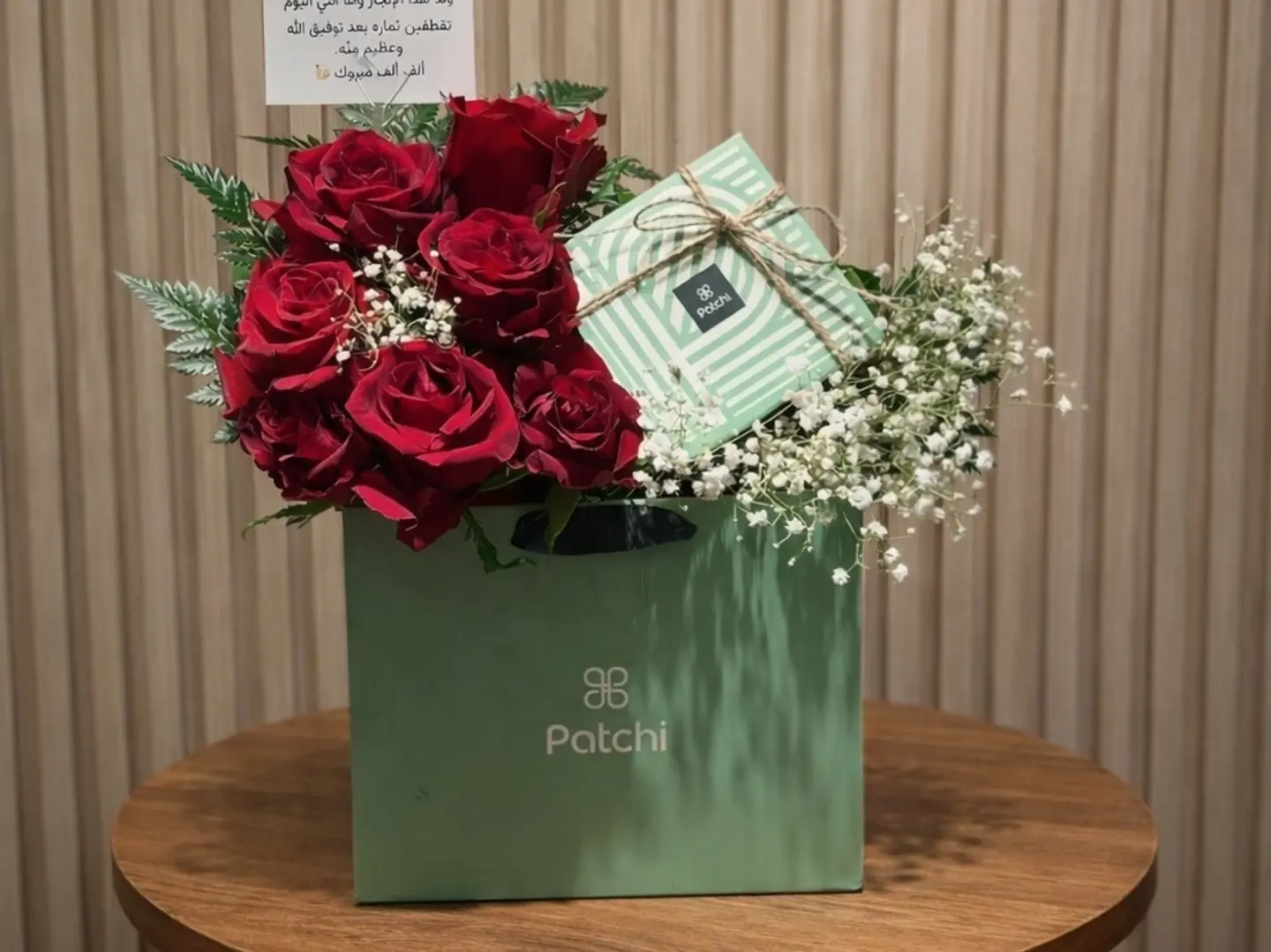 تنسيق ورد مع شوكلاتة باتشي 17