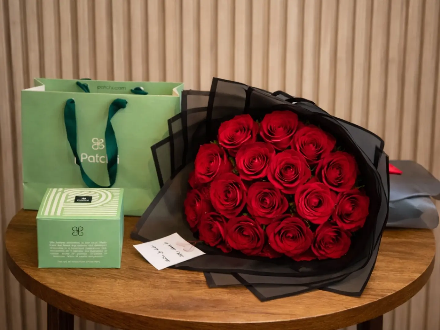 تنسيق ورد مع شوكلاتة باتشي 18