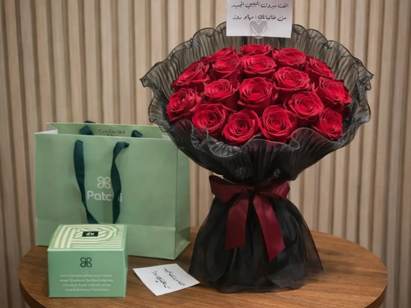 تنسيق ورد مع شوكلاتة باتشي 19