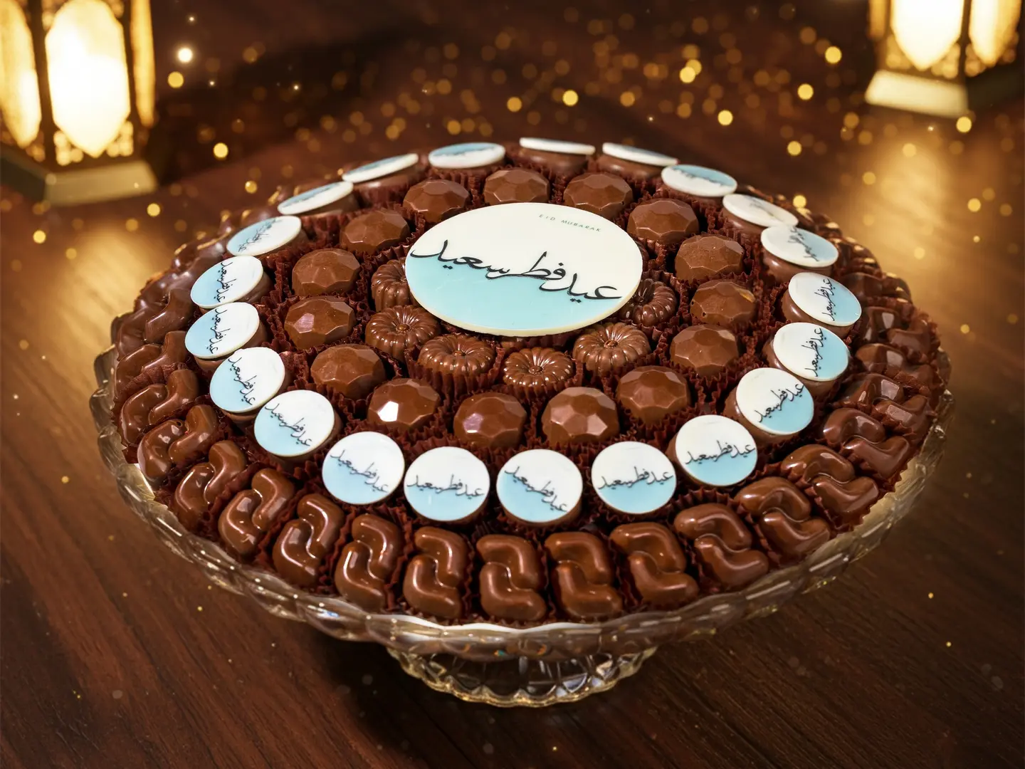 صينية شوكولاتة كرستال