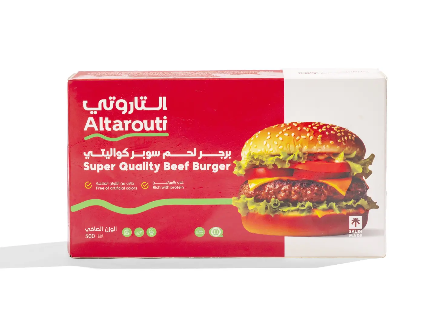Al Tarouti Beef Superquality Burger 500gm