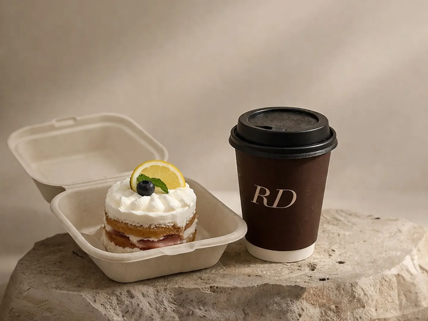Berry Cake With Coffee Of The Day