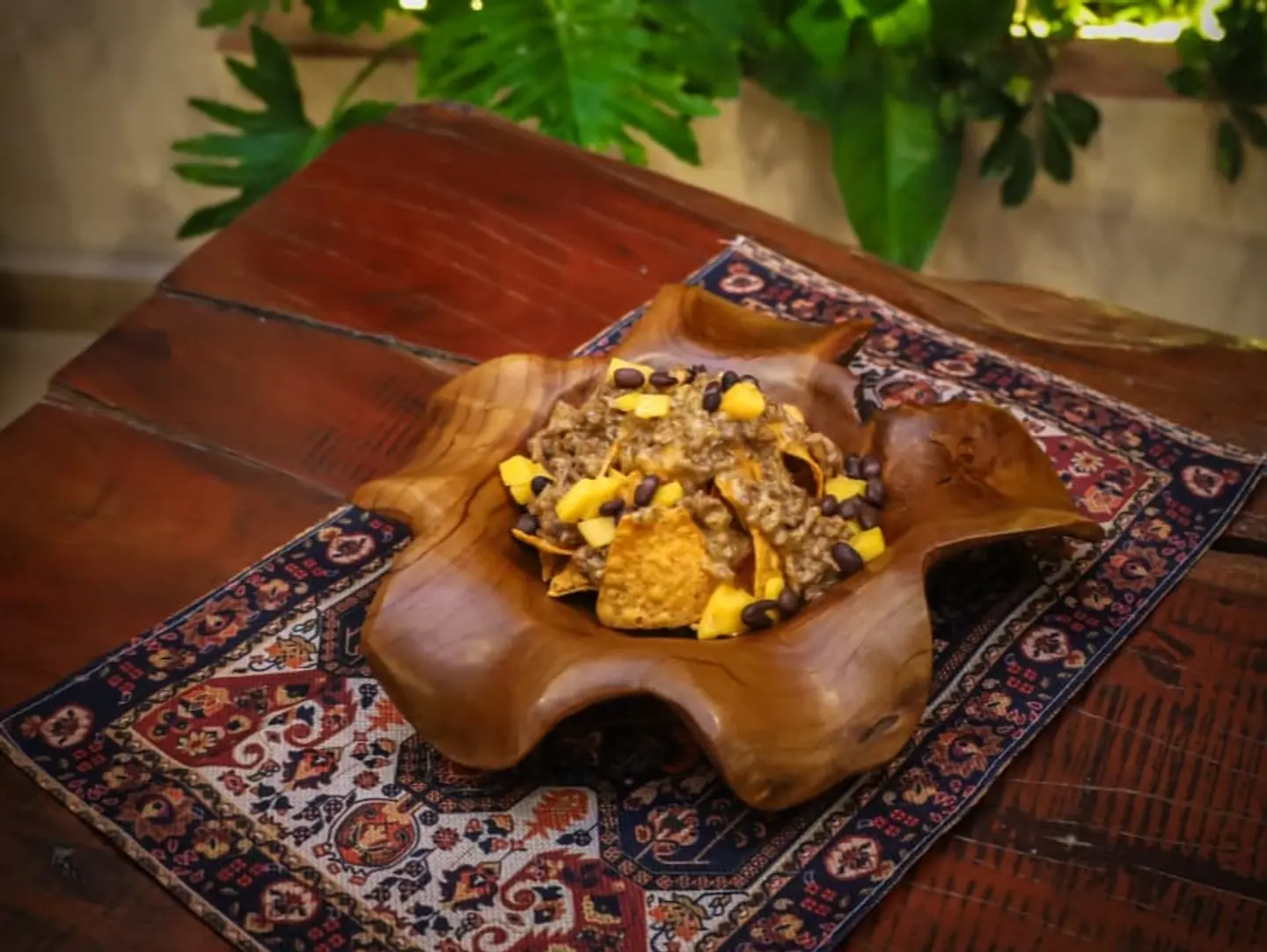 Nachos With Meat And Cheese