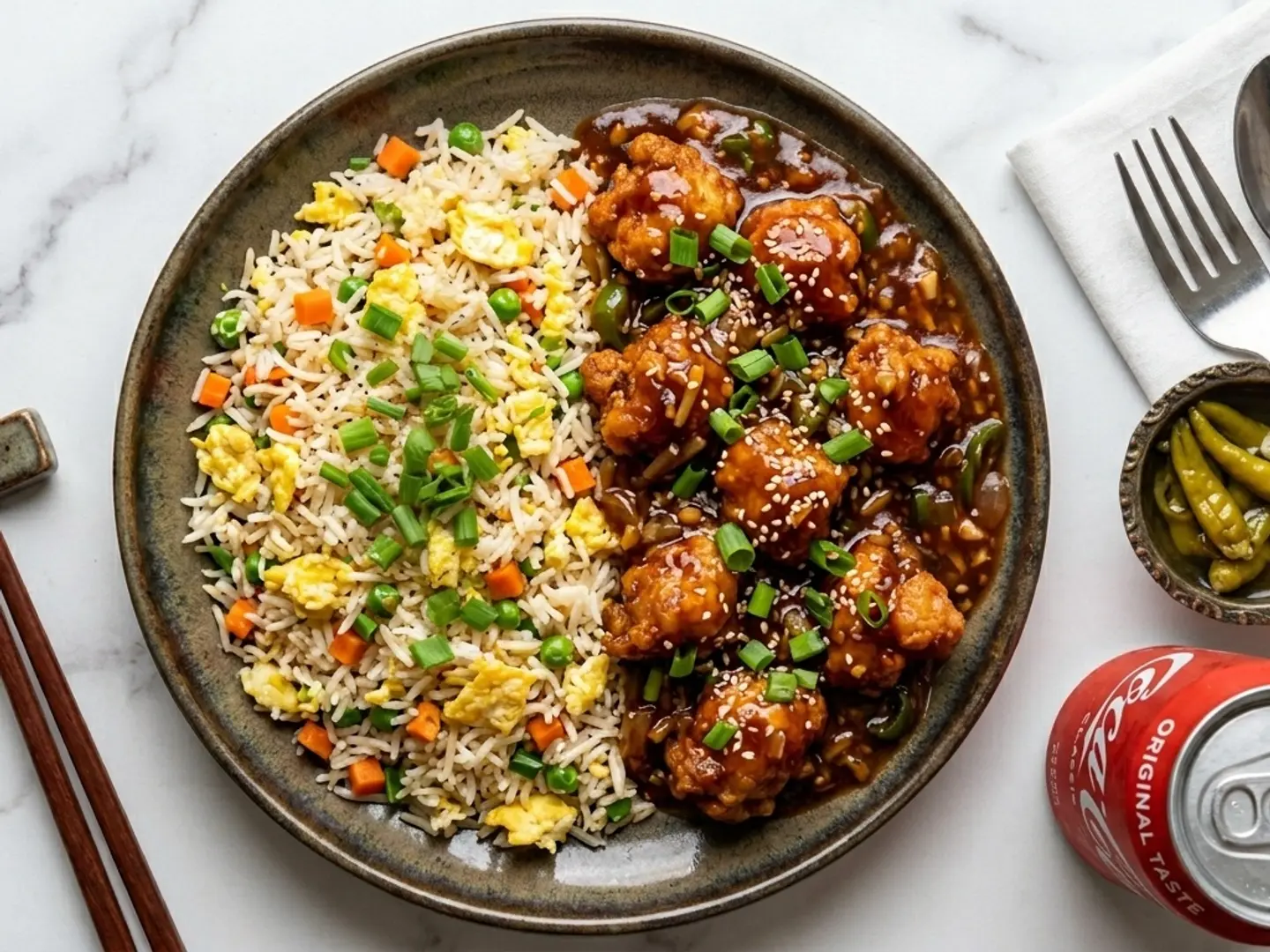 دجاج مانشوريان كومبو