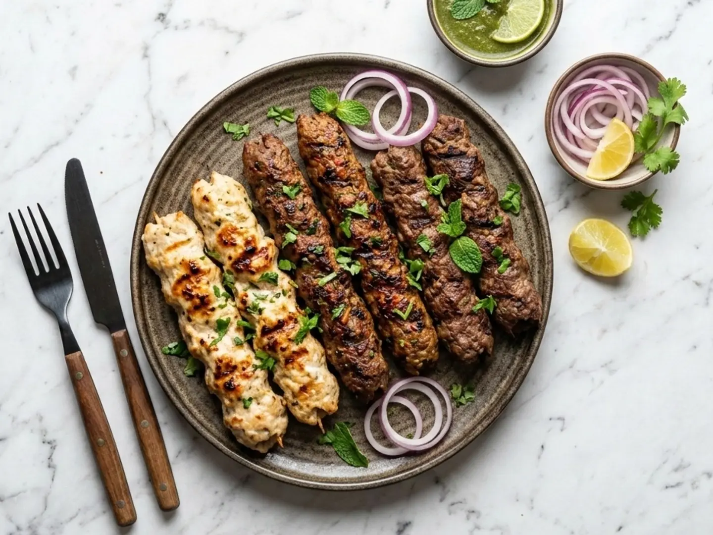 طبق مشكل كباب