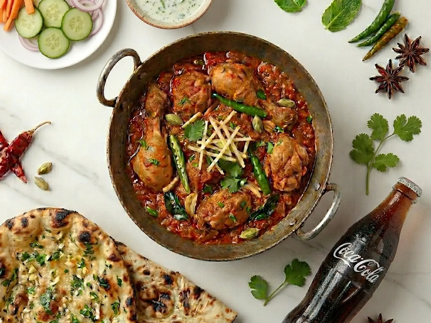 كومبو دجاج كراهي