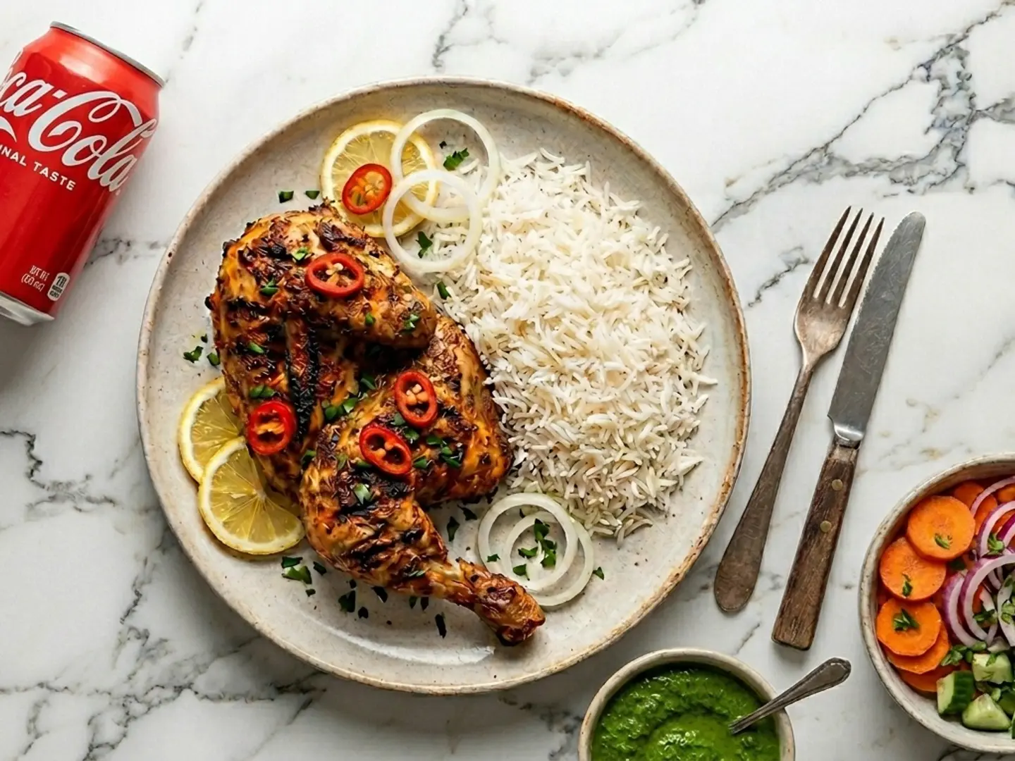 نص فهم نصف دجاج فحم