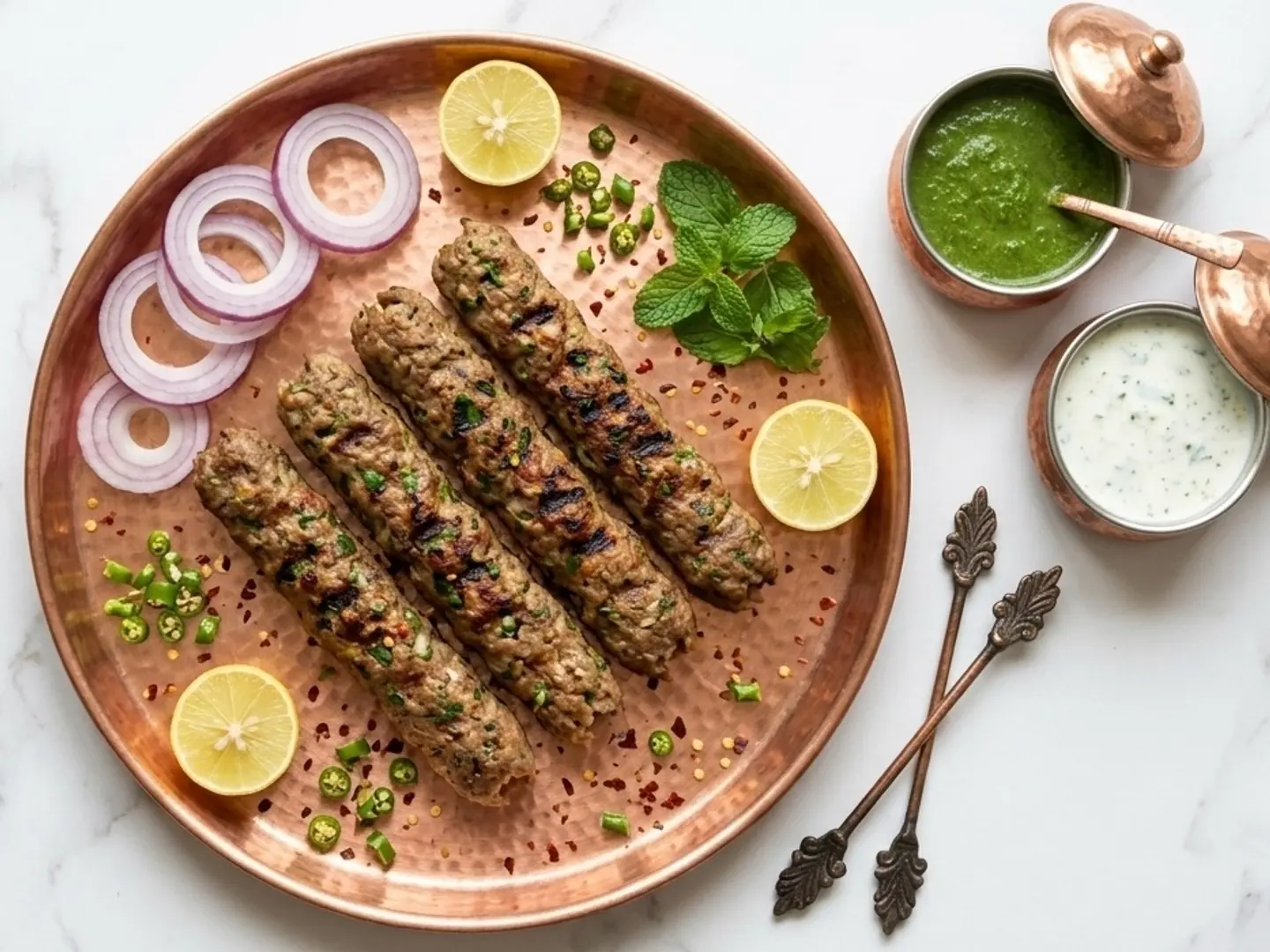 كباب لحم ضأن