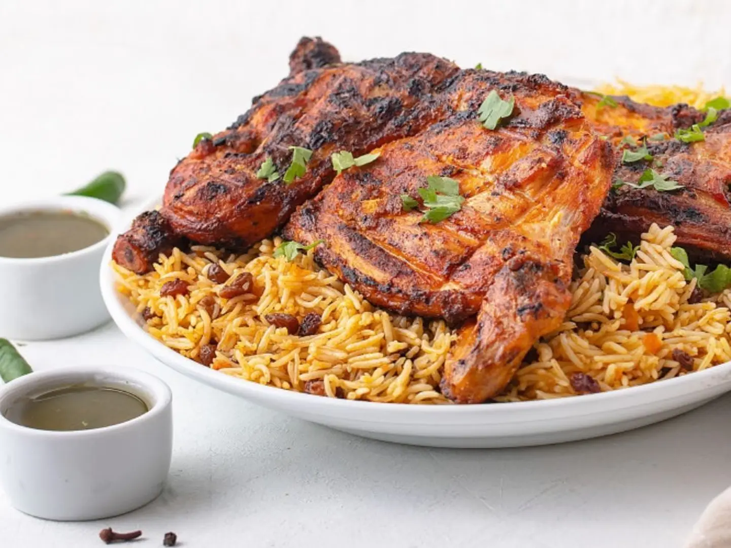 Grilled Chicken Over Charcoal