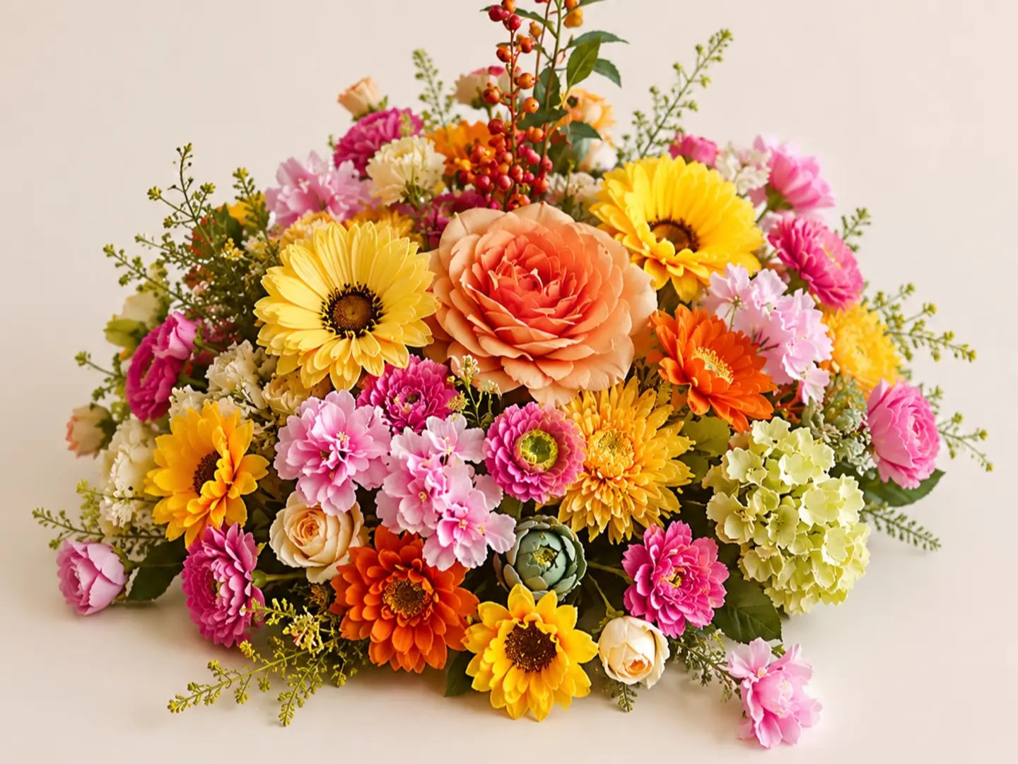 Pocket Luxury Multicolor Artificial Floral Arrangement