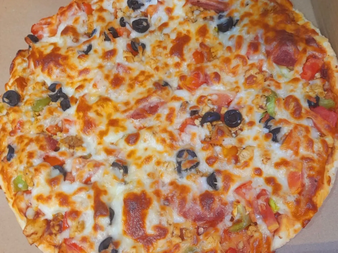 Large Kebab Pizza