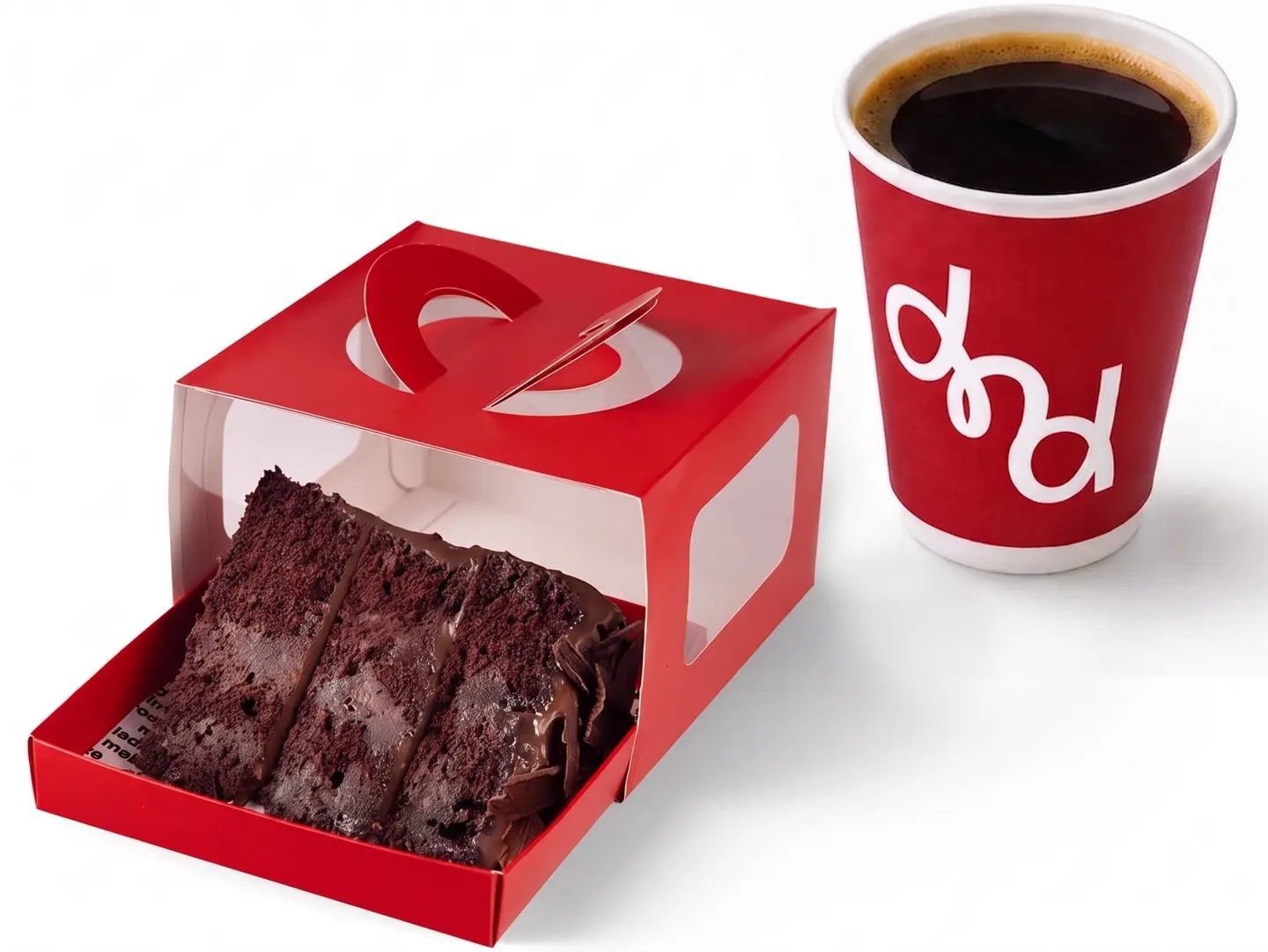 Coffee Of The Day With Belgian Chocolate Cake