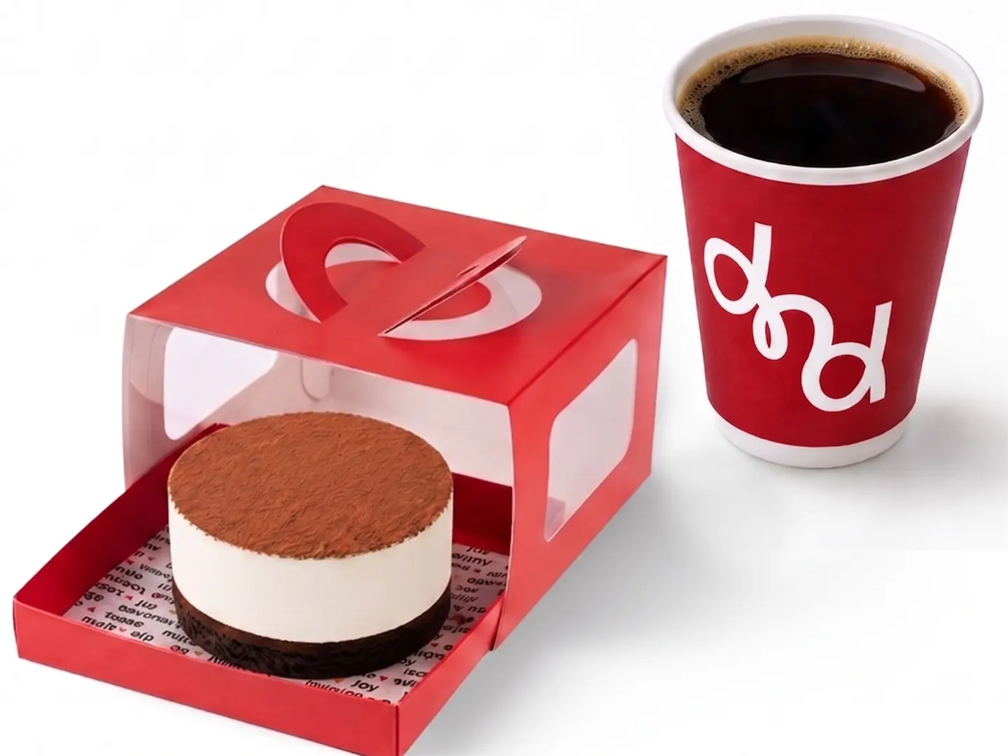 Coffee Of The Day With Brownie Tiramisu