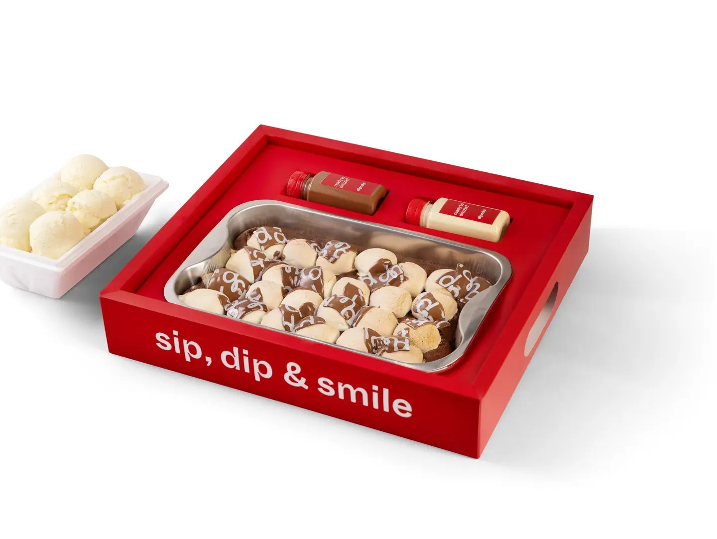 Gathering Box Smores Molten Tray With Ice Cream