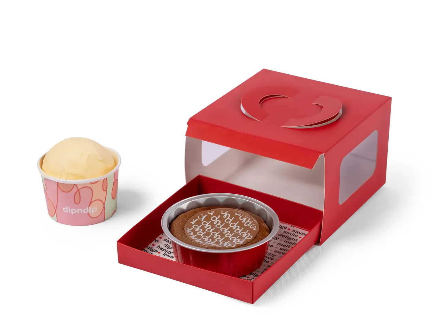 Classic Molten With Ice Cream