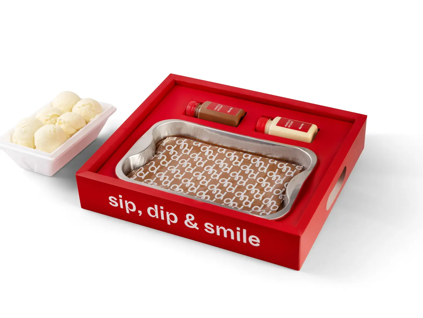 Gathering Box Brownies N Cookies Molten With Ice Cream Box