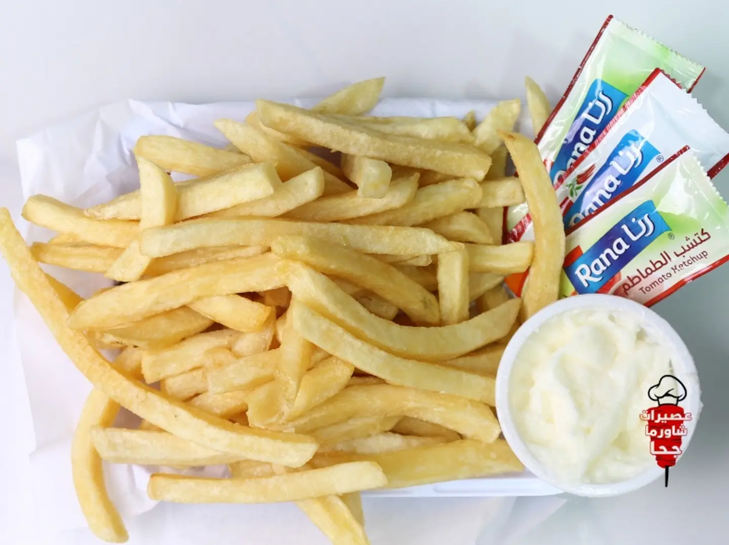 Large Plate Of French Fries