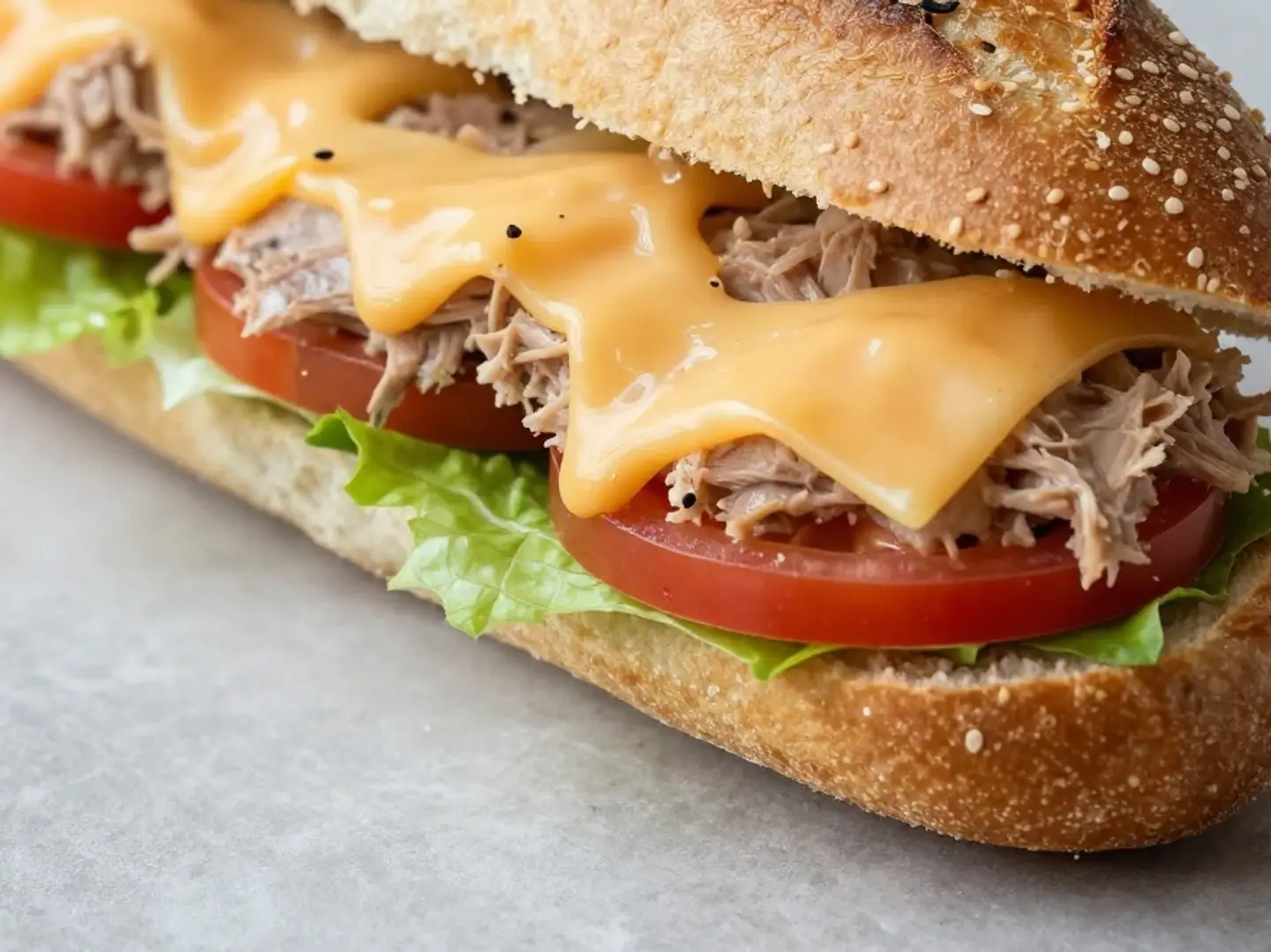 Tuna With Cheese Sandwich