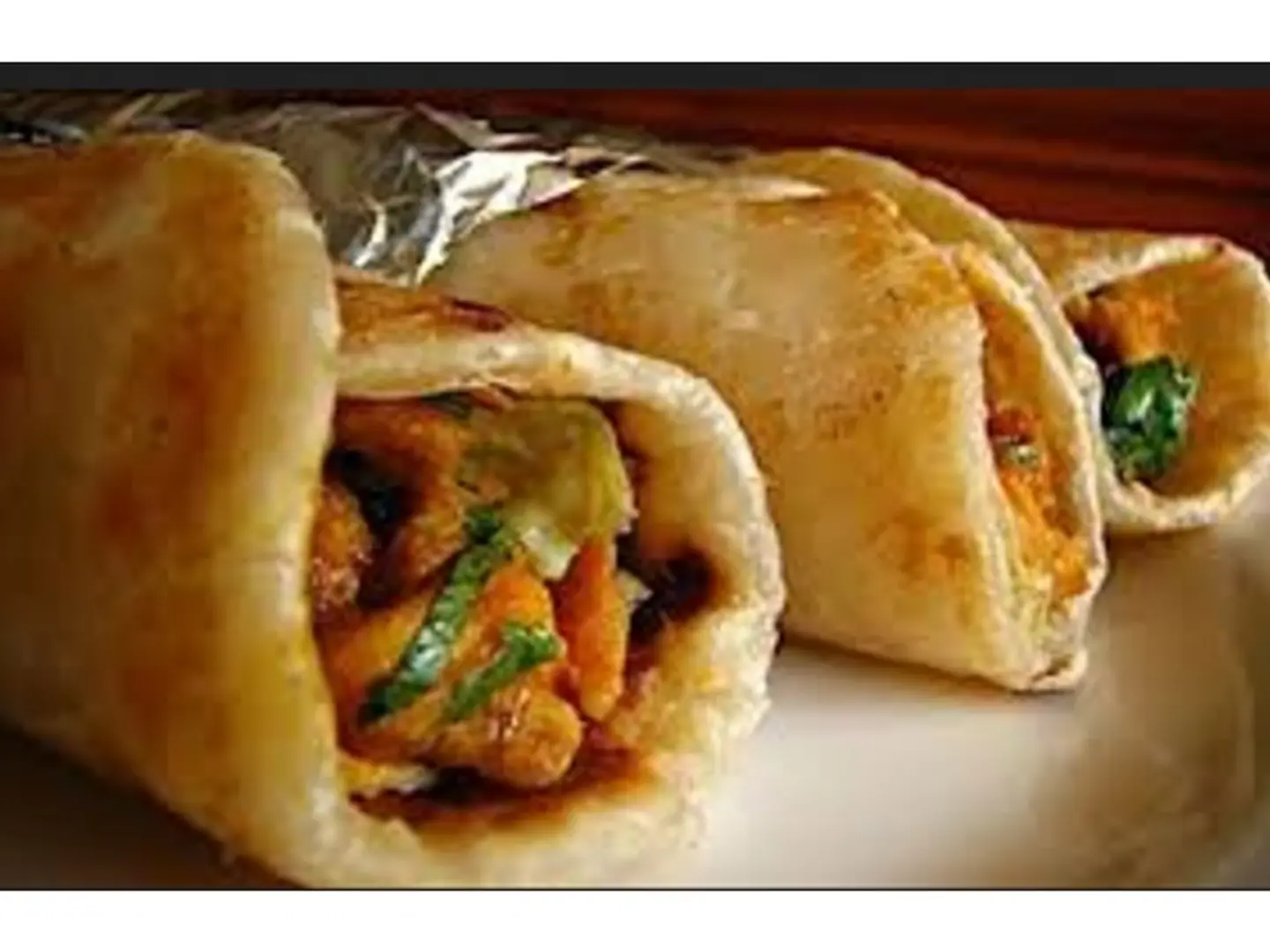 Seekh Kebab Roll With Garlic