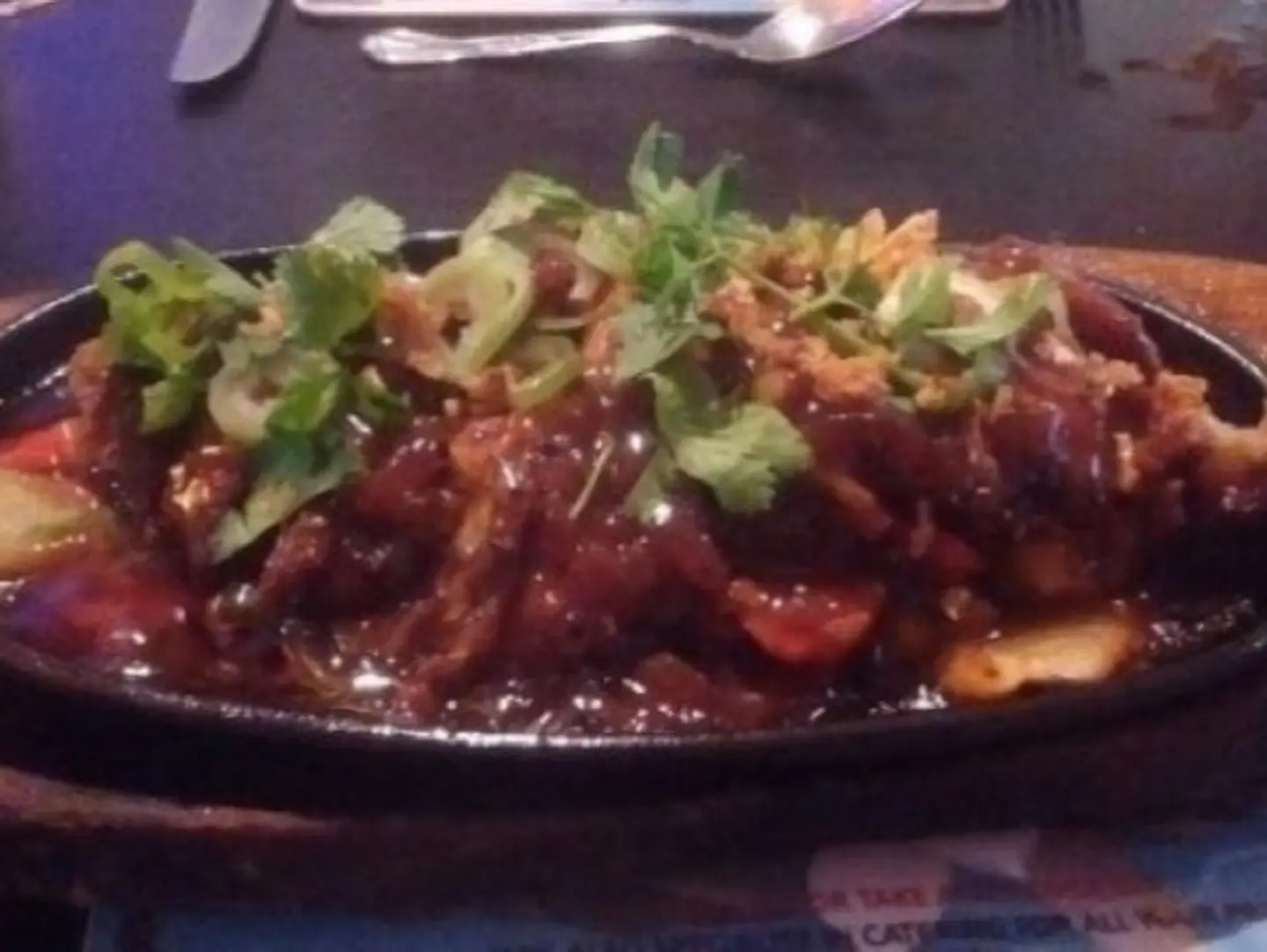 Sizzling Bbq Platter - Small Half