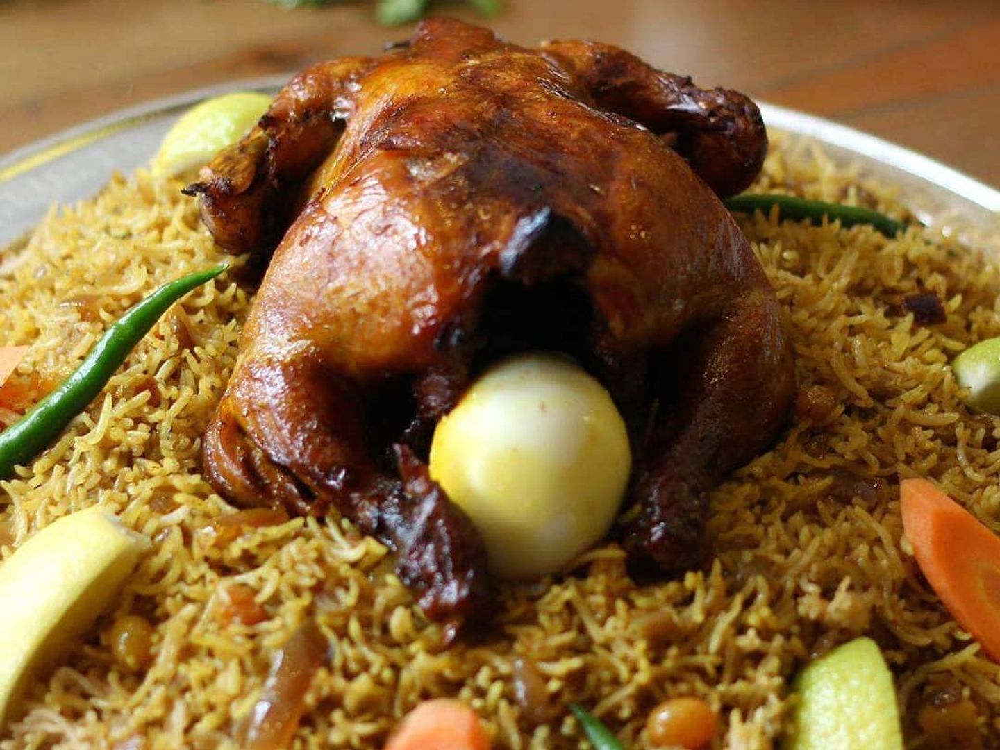 نصف كبسة دجاج