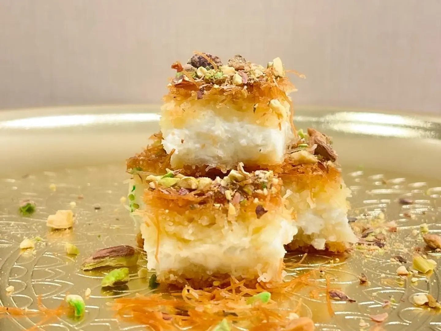 كنافة بالقشطة