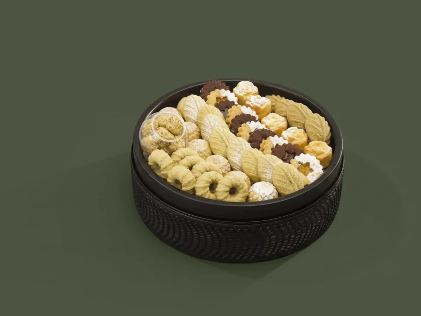 صينية العيد (معمول مشكل)