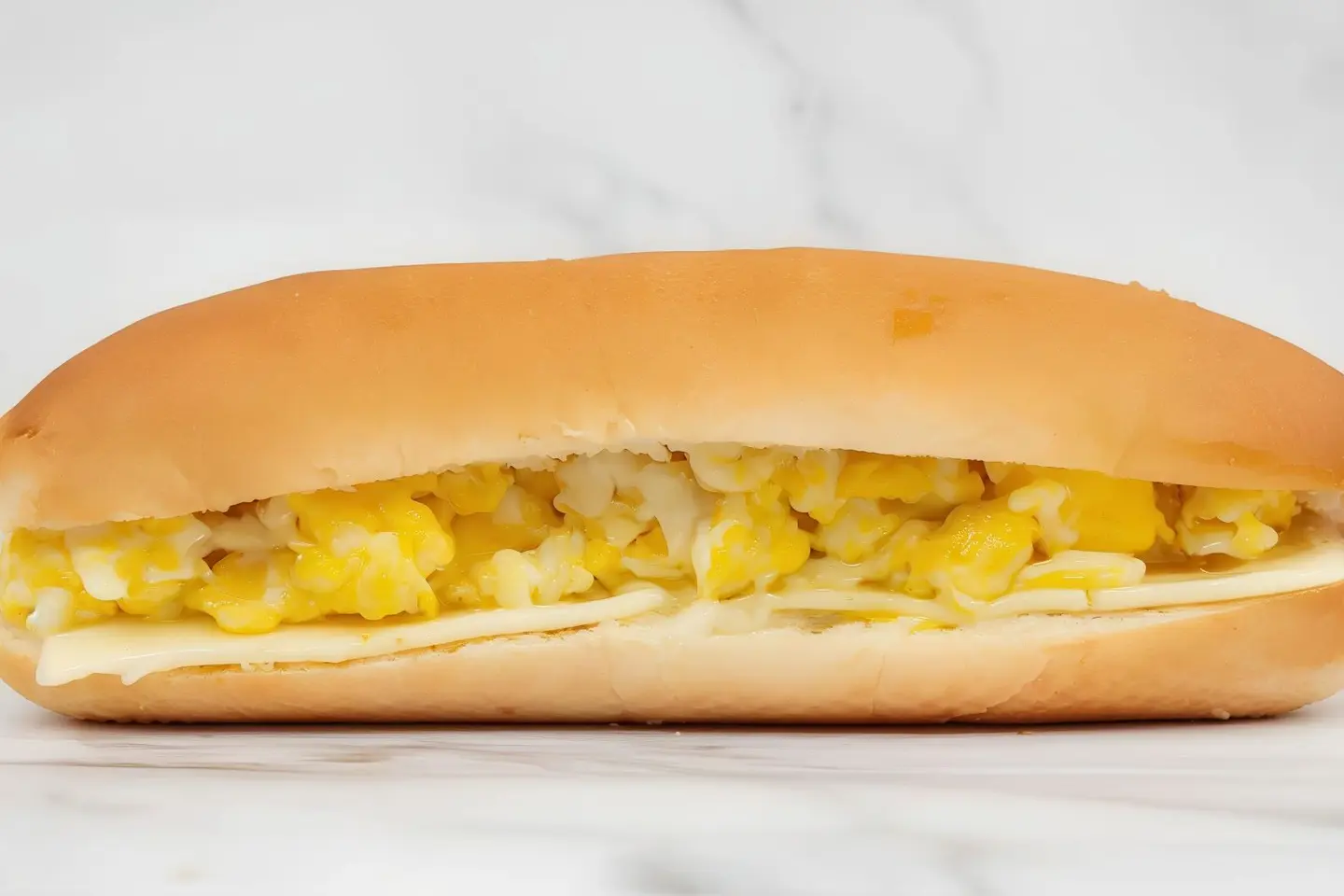 ساندوتش بيض مقلي مع جبن