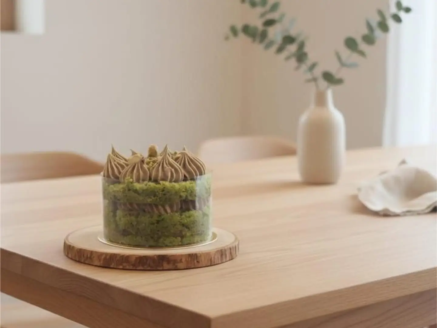 كيك بستاشيو بالمكسرات