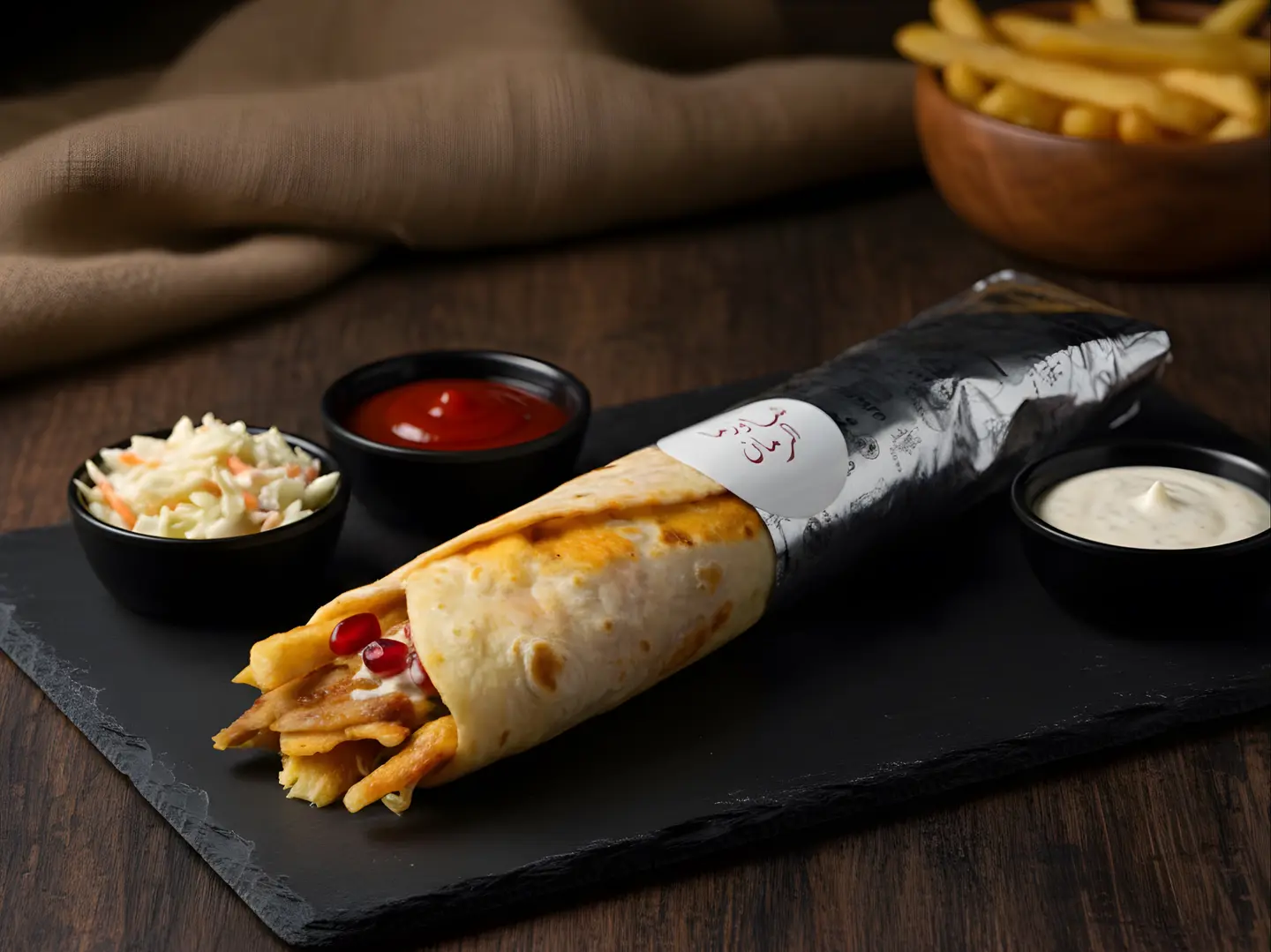 Large Pomegranate Shawarma